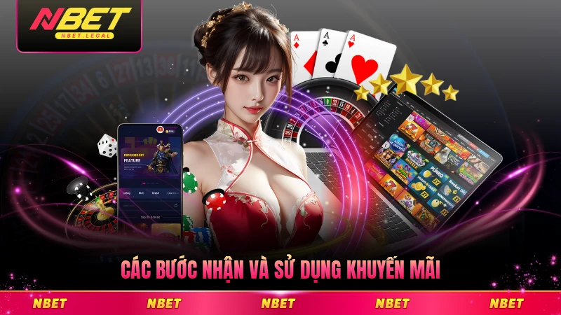 Các bước nhận và sử dụng khuyến mãi hiệu quả cùng NBET từng bước